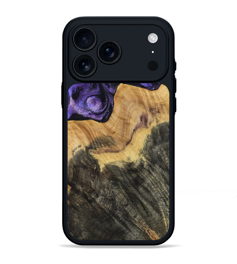 iPhone 17 Pro Max Wood Phone Case - Odessa (Purple, 784353)