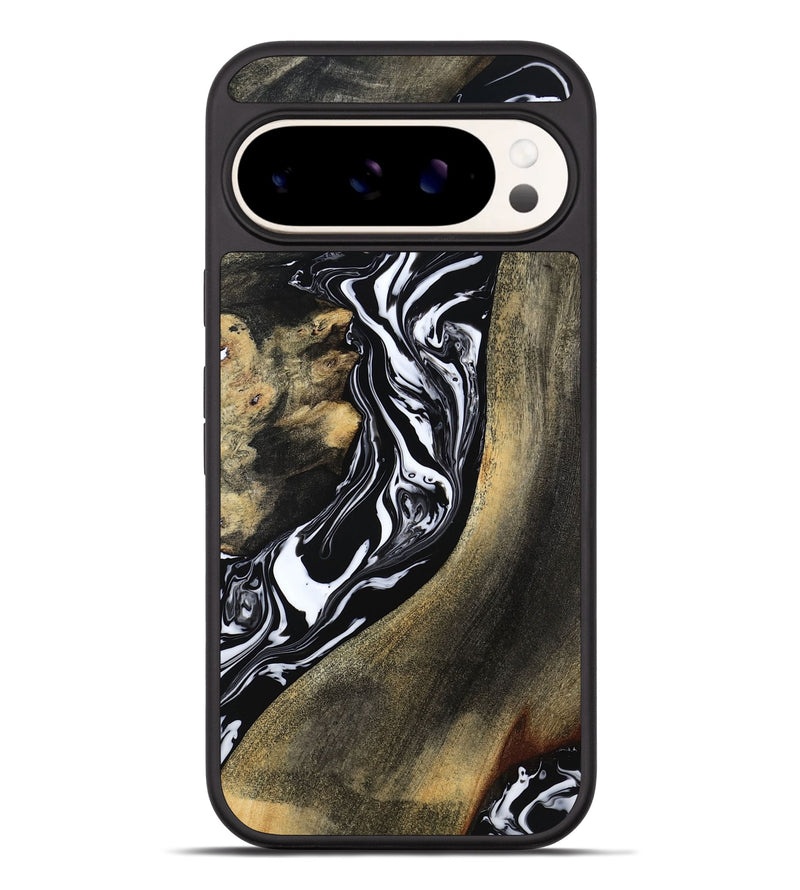 Pixel 9 Pro XL Wood Phone Case - Emelia (Black & White, 784354)