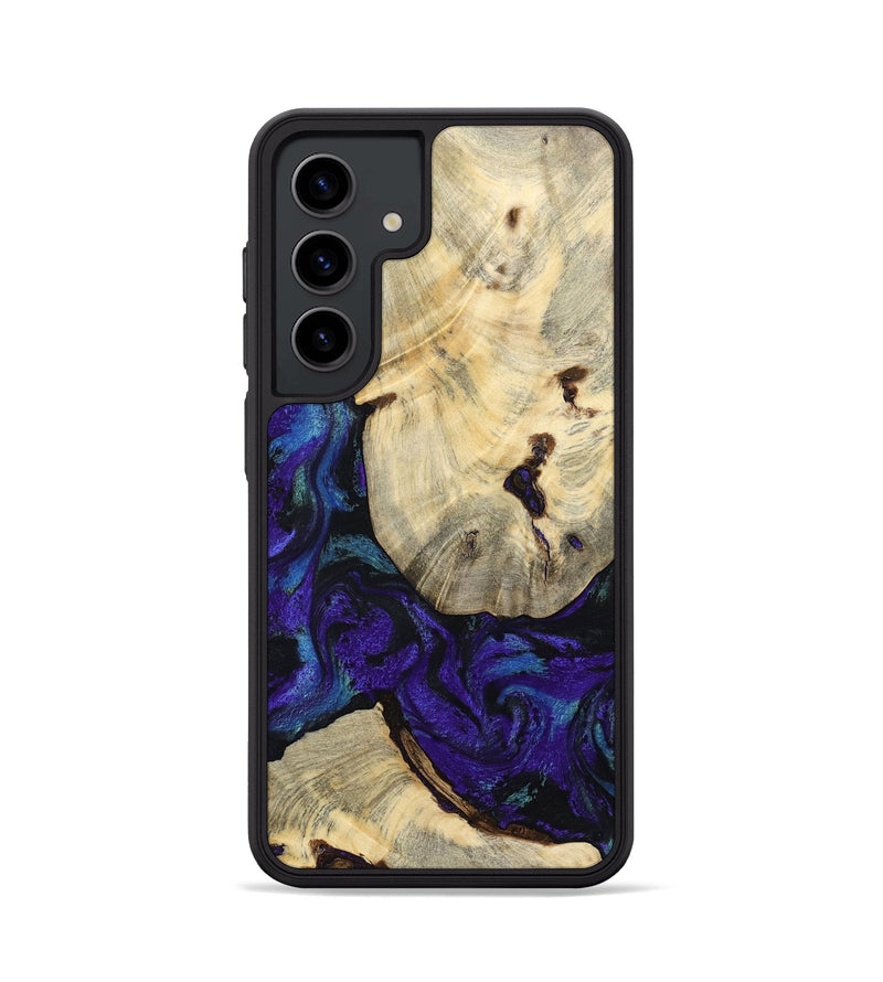 Galaxy S24 Wood Phone Case - Nelda (Purple, 784392)