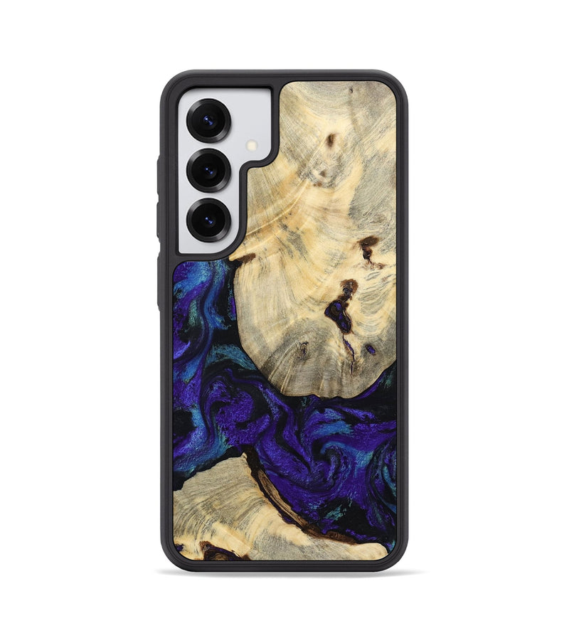 Galaxy S25 Wood Phone Case - Nelda (Purple, 784392)