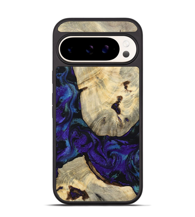 Pixel 9 Pro Wood Phone Case - Nelda (Purple, 784392)