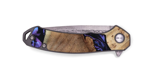 EDC Wood Pocket Knife - Teena (Purple, 784395)