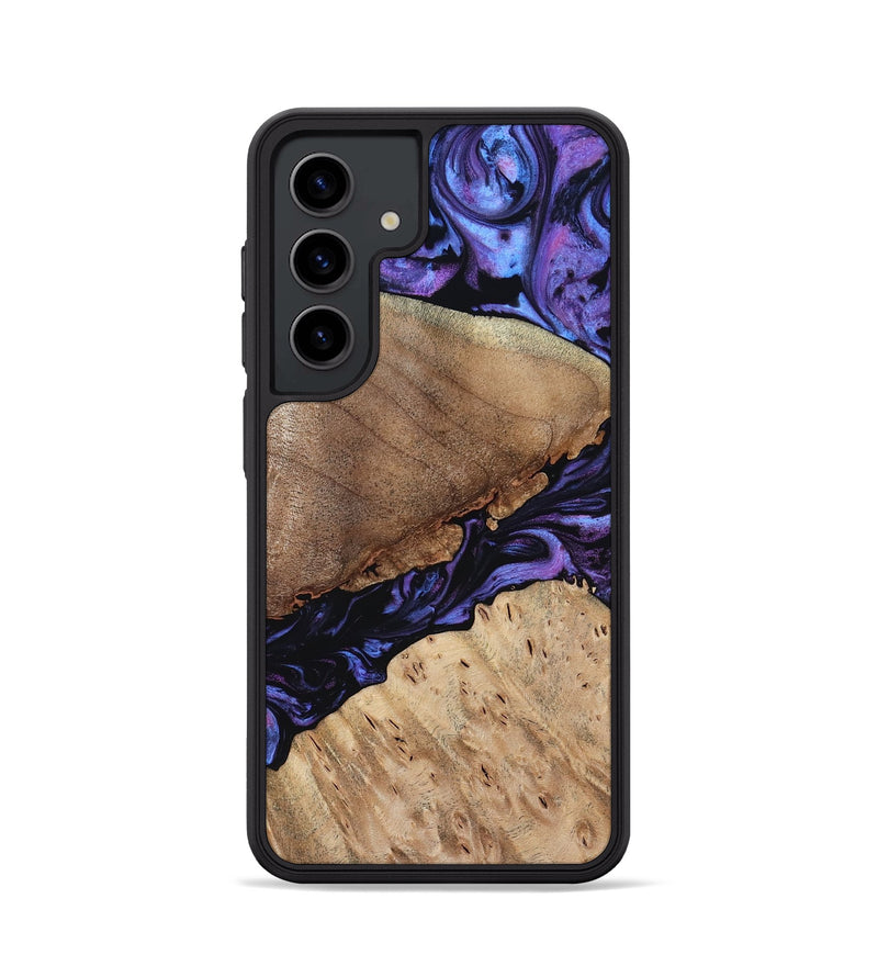 Galaxy S24 Wood Phone Case - Teena (Purple, 784395)