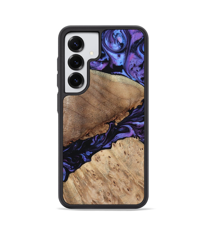 Galaxy S25 Wood Phone Case - Teena (Purple, 784395)