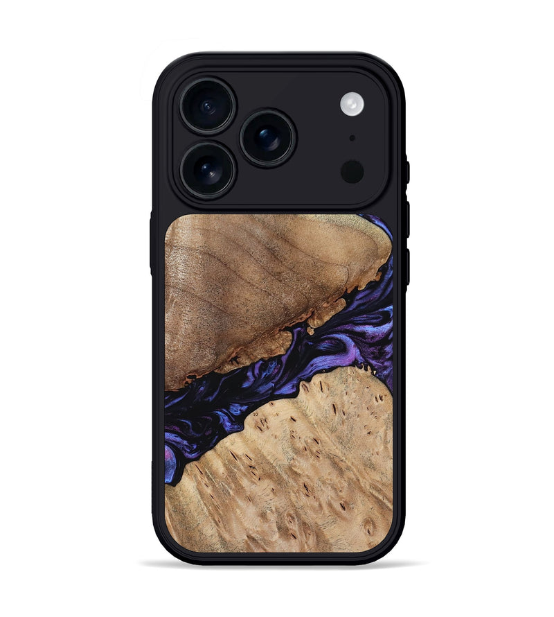 iPhone 17 Pro Wood Phone Case - Teena (Purple, 784395)