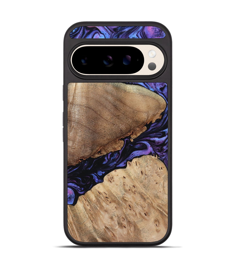 Pixel 10 Wood Phone Case - Teena (Purple, 784395)