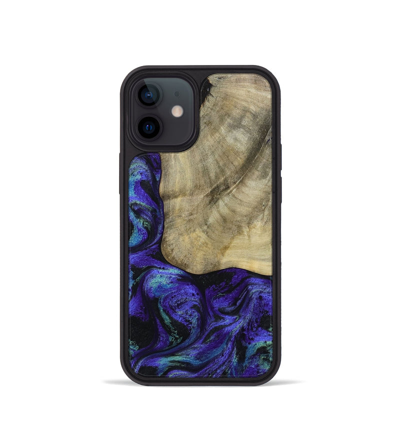 iPhone 12 mini Wood Phone Case - Holli (Purple, 784415)