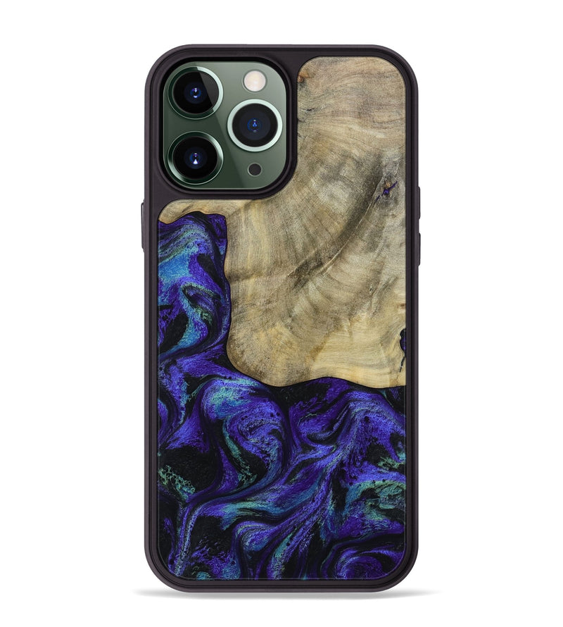 iPhone 13 Pro Max Wood Phone Case - Holli (Purple, 784415)