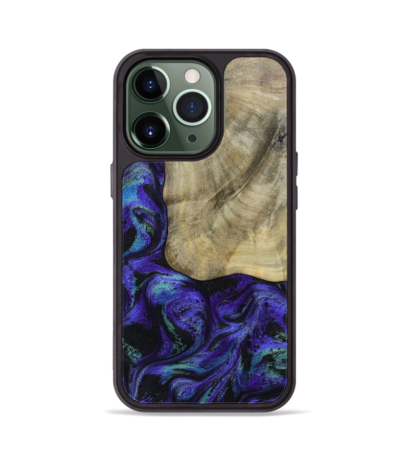 iPhone 13 Pro Wood Phone Case - Holli (Purple, 784415)