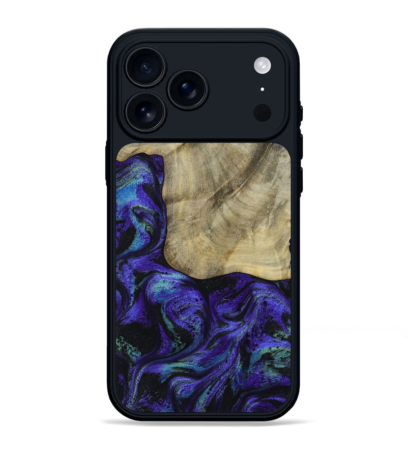 iPhone 17 Pro Max Wood Phone Case - Holli (Purple, 784415)