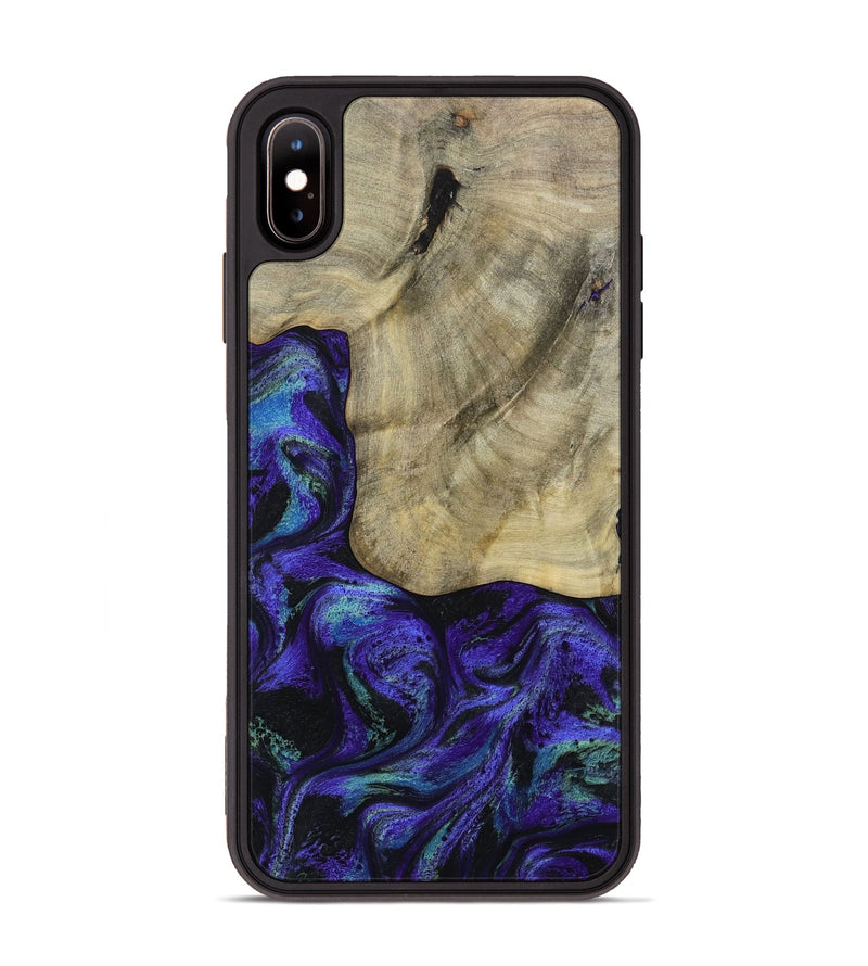 iPhone Xs Max Wood Phone Case - Holli (Purple, 784415)