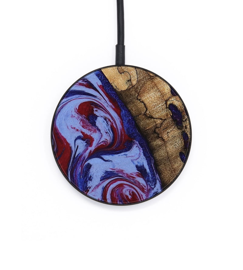 Circle Wood Wireless Charger - Jairo (Red, 784421)