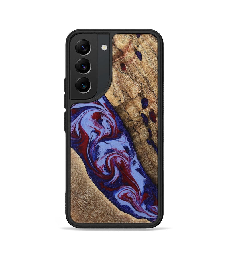 Galaxy S22 Wood Phone Case - Jairo (Red, 784421)