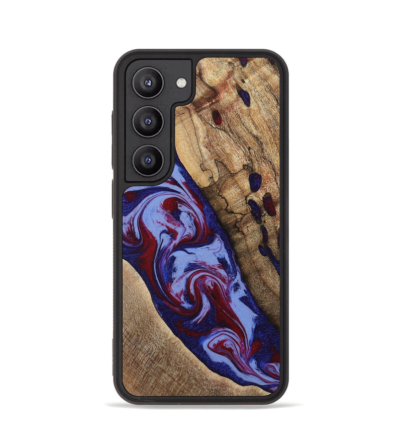 Galaxy S23 Wood Phone Case - Jairo (Red, 784421)