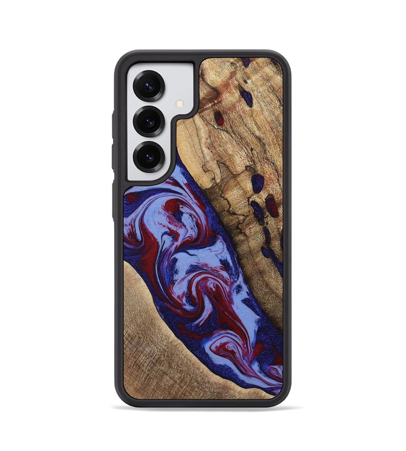 Galaxy S25 Wood Phone Case - Jairo (Red, 784421)