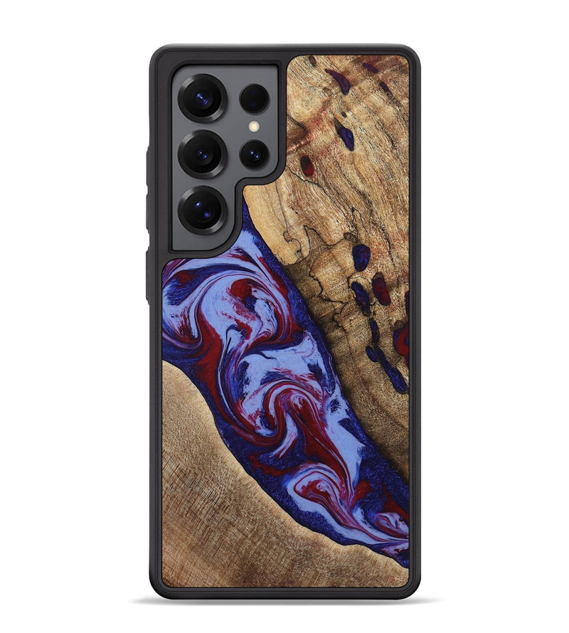 Galaxy S25 Ultra Wood Phone Case - Jairo (Red, 784421)