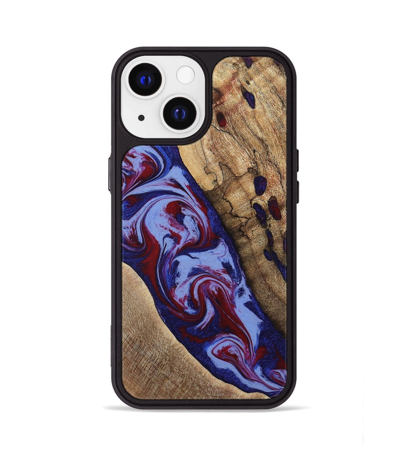 iPhone 13 Wood Phone Case - Jairo (Red, 784421)