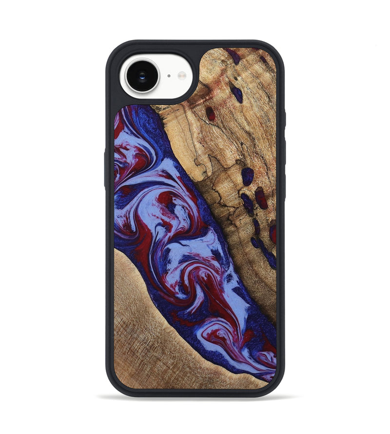 iPhone 16e Wood Phone Case - Jairo (Red, 784421)