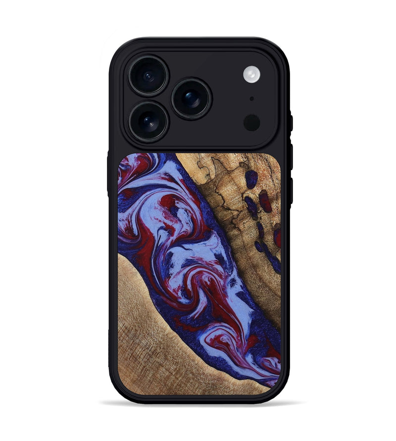 iPhone 17 Pro Wood Phone Case - Jairo (Red, 784421)