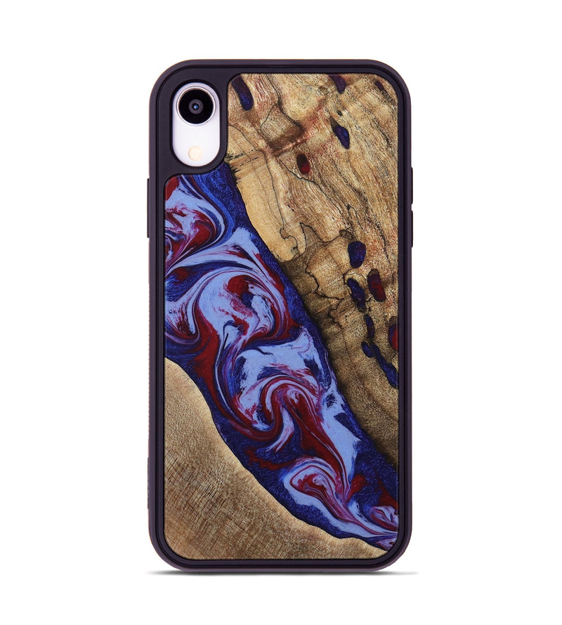 iPhone Xr Wood Phone Case - Jairo (Red, 784421)