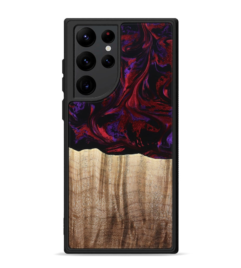 Galaxy S22 Ultra Wood Phone Case - Holden (Red, 784427)