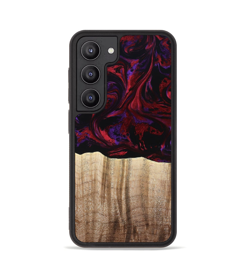 Galaxy S23 Wood Phone Case - Holden (Red, 784427)