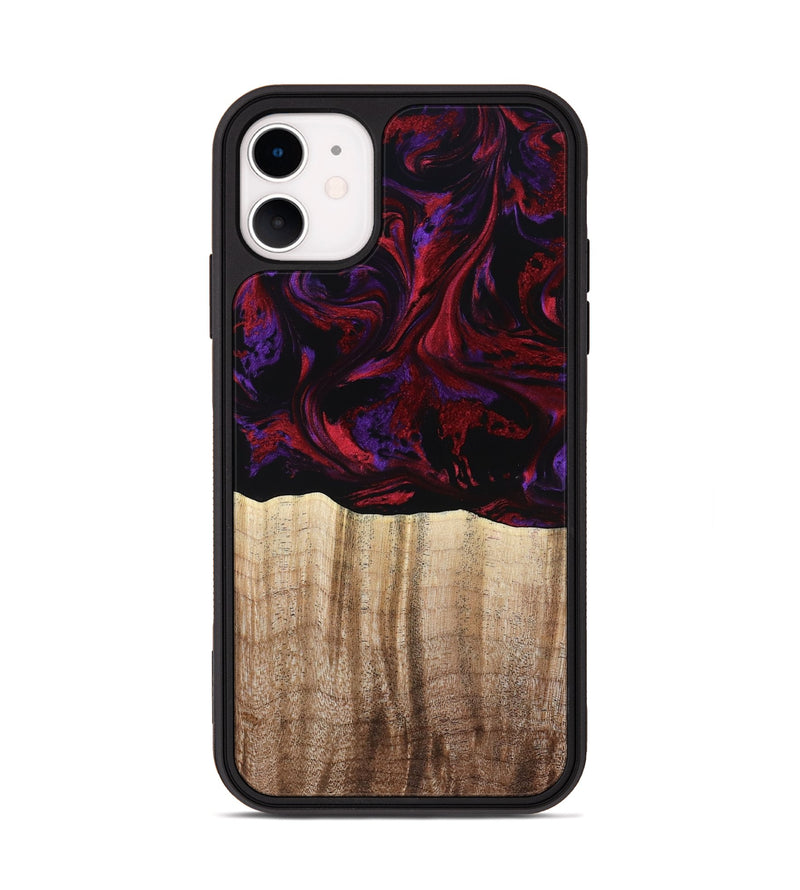 iPhone 11 Wood Phone Case - Holden (Red, 784427)