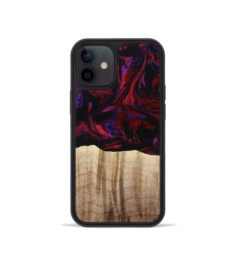 iPhone 12 mini Wood Phone Case - Holden (Red, 784427)