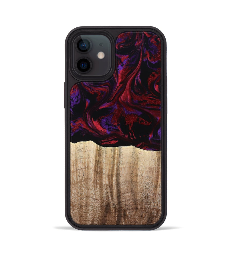 iPhone 12 Wood Phone Case - Holden (Red, 784427)