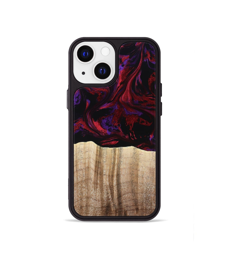iPhone 13 mini Wood Phone Case - Holden (Red, 784427)