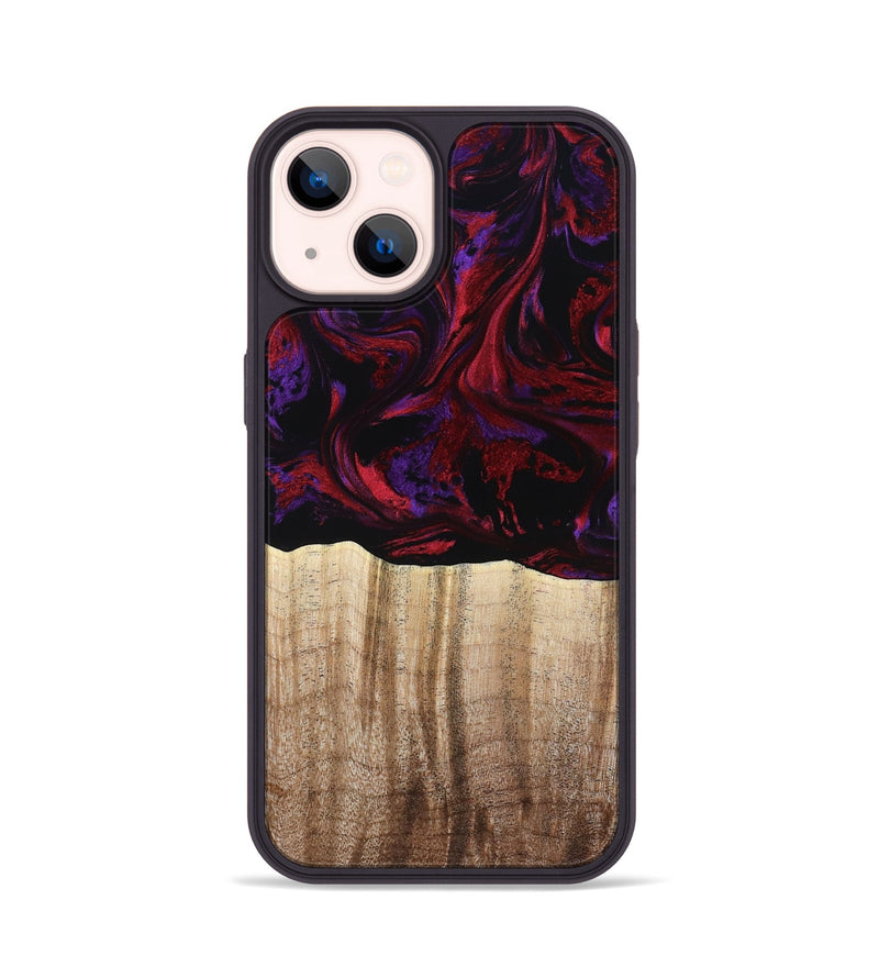 iPhone 14 Wood Phone Case - Holden (Red, 784427)