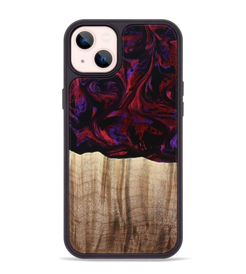 iPhone 14 Plus Wood Phone Case - Holden (Red, 784427)