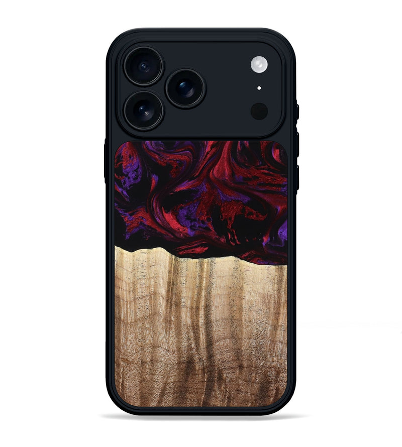 iPhone 17 Pro Max Wood Phone Case - Holden (Red, 784427)