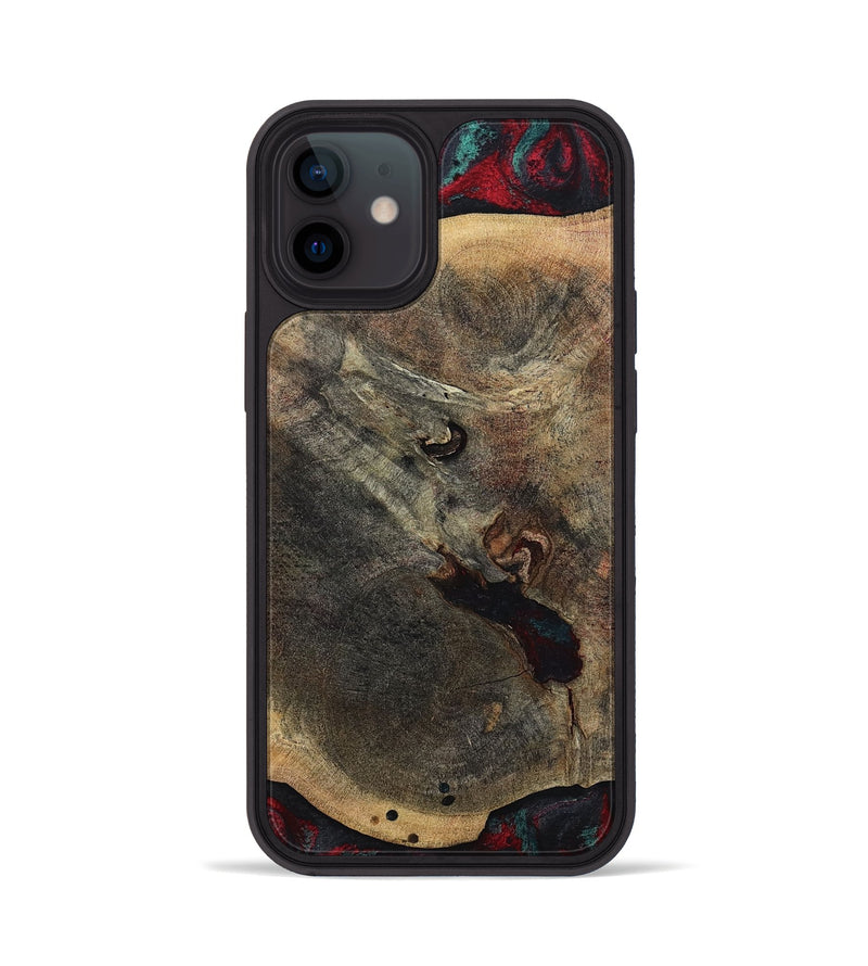 iPhone 12 Wood Phone Case - Kiaan (Red, 784434)