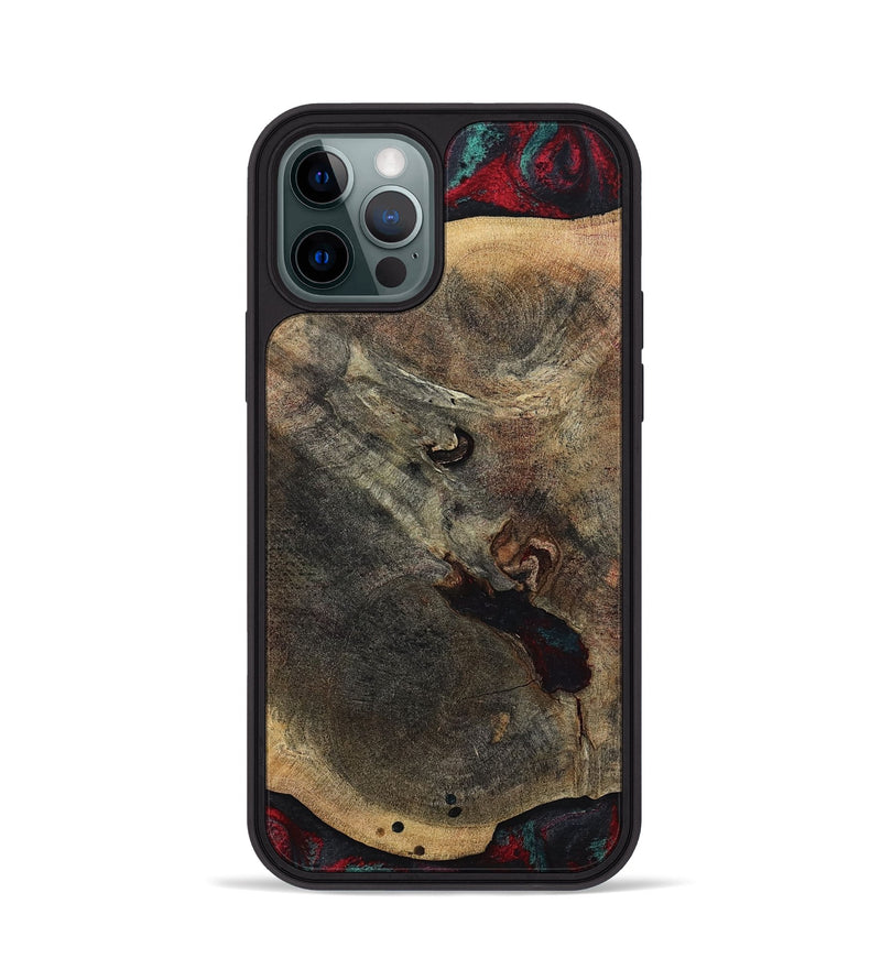 iPhone 12 Pro Wood Phone Case - Kiaan (Red, 784434)