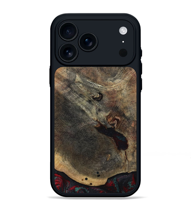 iPhone 17 Pro Max Wood Phone Case - Kiaan (Red, 784434)