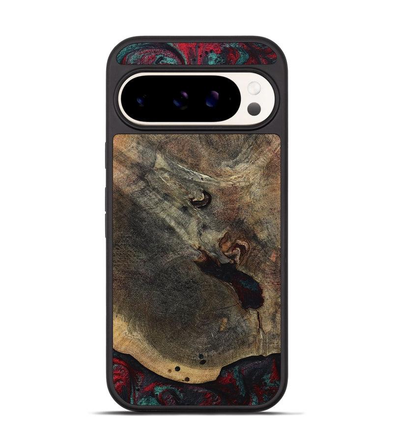 Pixel 9 Wood Phone Case - Kiaan (Red, 784434)