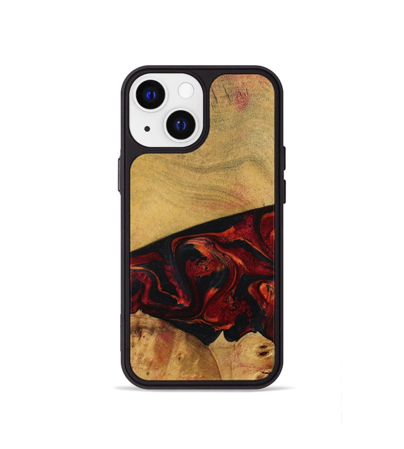 iPhone 13 mini Wood Phone Case - Liz (Red, 784435)