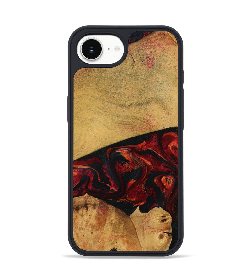 iPhone 16e Wood Phone Case - Liz (Red, 784435)
