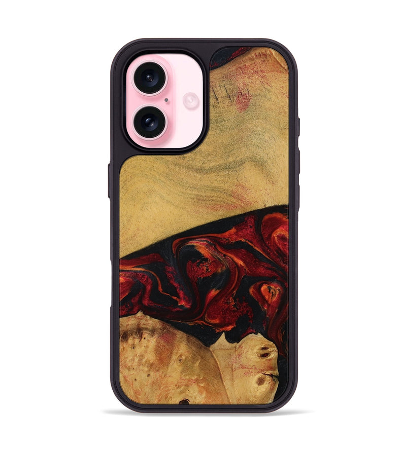 iPhone 17 Wood Phone Case - Liz (Red, 784435)