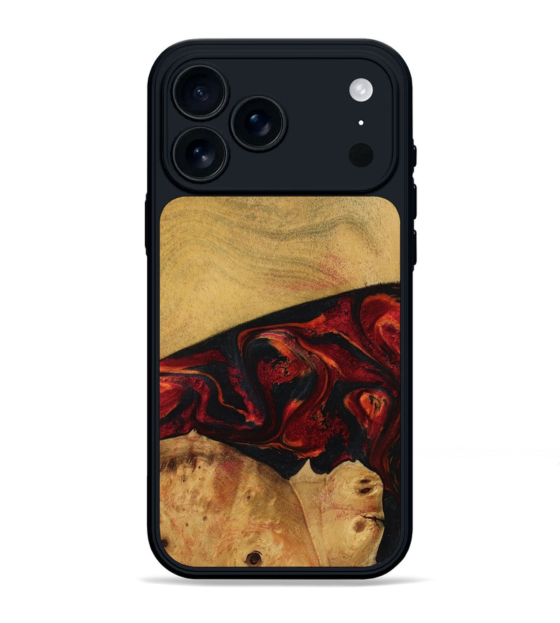 iPhone 17 Pro Max Wood Phone Case - Liz (Red, 784435)