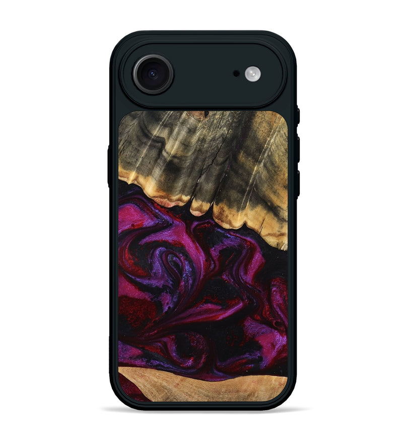 iPhone 17 Air Wood Phone Case - Edwina (Purple, 784437)