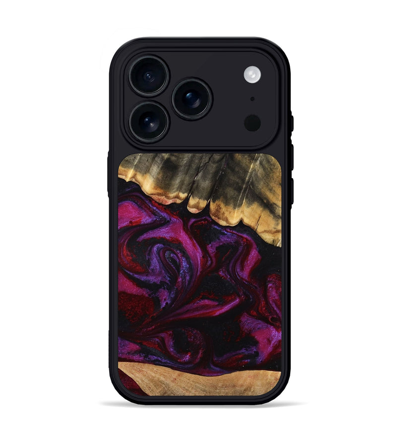 iPhone 17 Pro Wood Phone Case - Edwina (Purple, 784437)