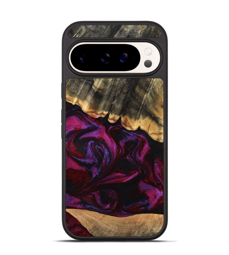 Pixel 9 Pro Wood Phone Case - Edwina (Purple, 784437)
