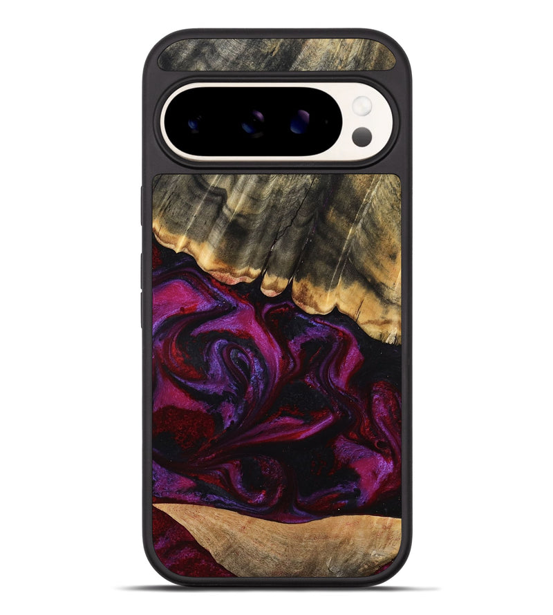 Pixel 9 Pro XL Wood Phone Case - Edwina (Purple, 784437)