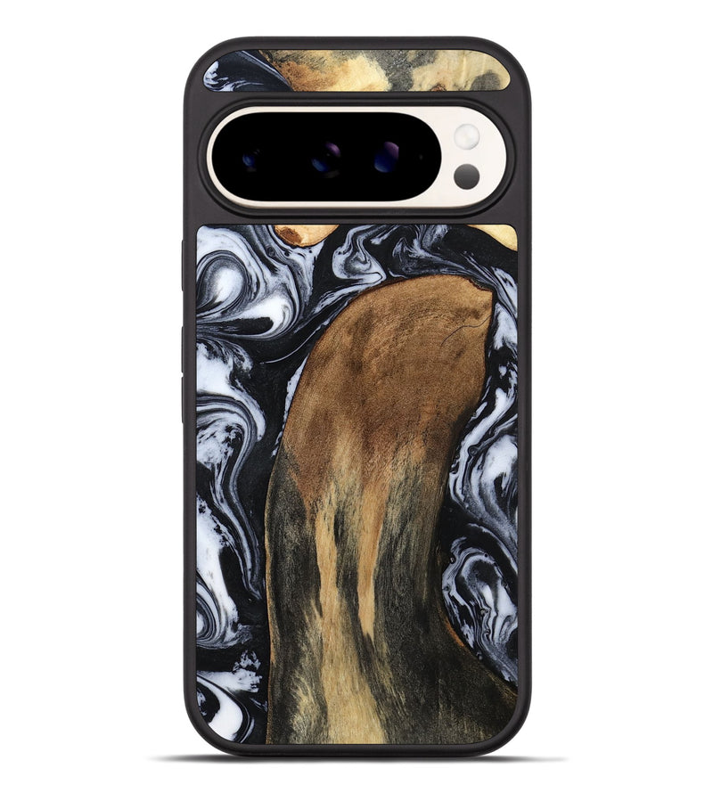 Pixel 9 Pro XL Wood Phone Case - Iona (Black & White, 784440)