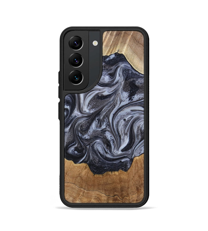 Galaxy S22 Wood Phone Case - Clifton (Black & White, 784447)