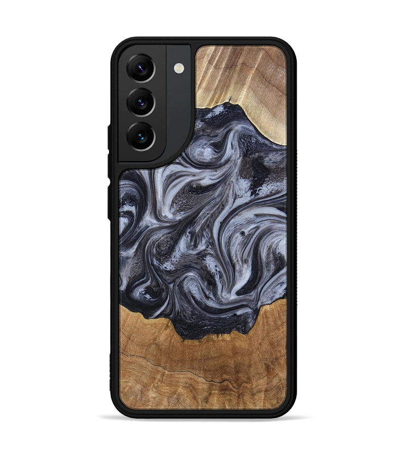 Galaxy S22 Plus Wood Phone Case - Clifton (Black & White, 784447)
