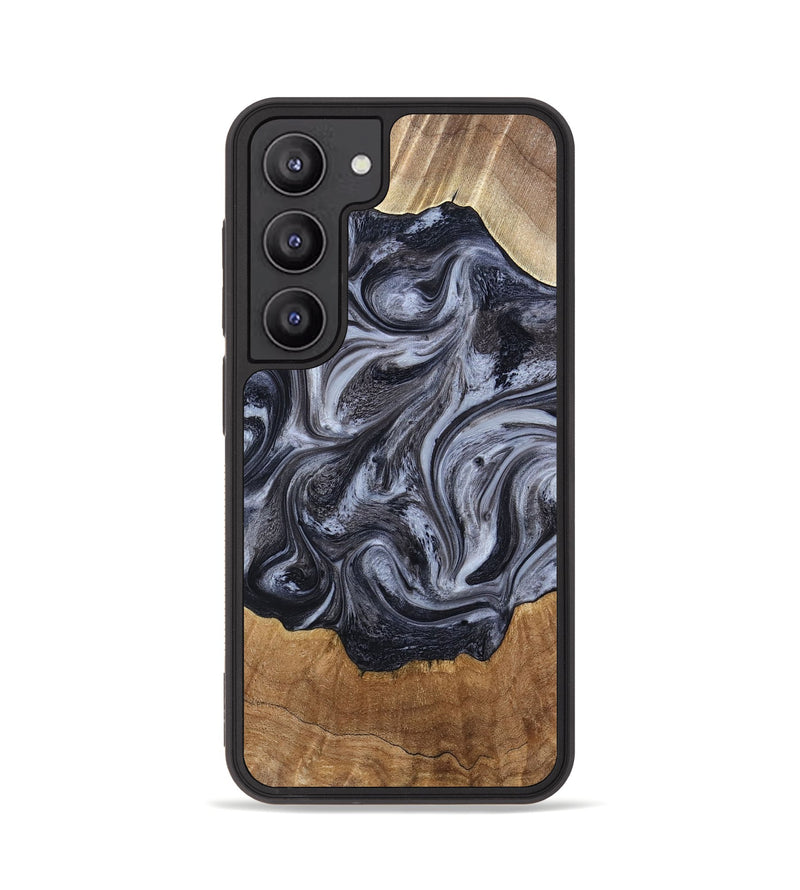 Galaxy S23 Wood Phone Case - Clifton (Black & White, 784447)