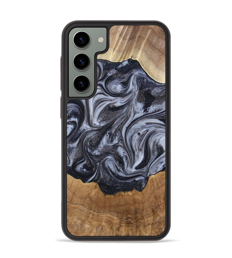 Galaxy S23 Plus Wood Phone Case - Clifton (Black & White, 784447)